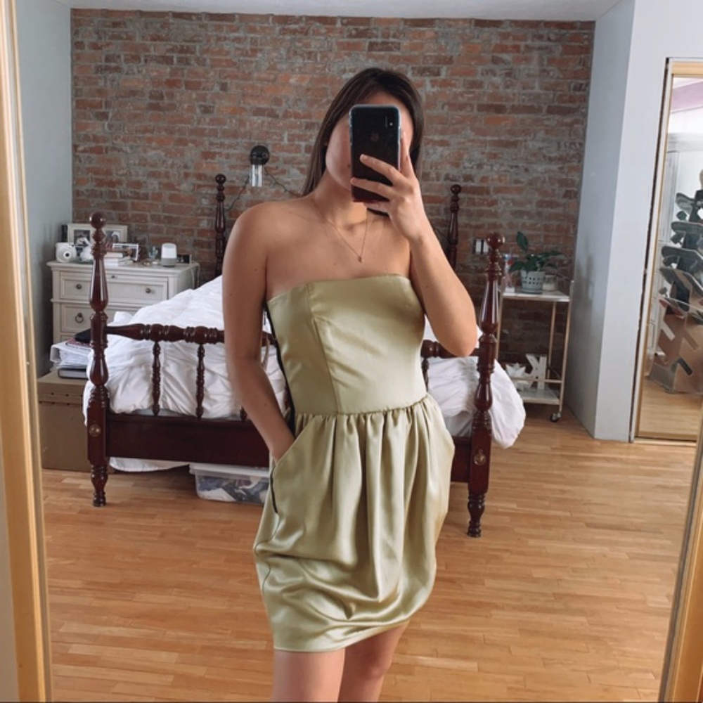 RACHEL Rachel Roy strapless dress